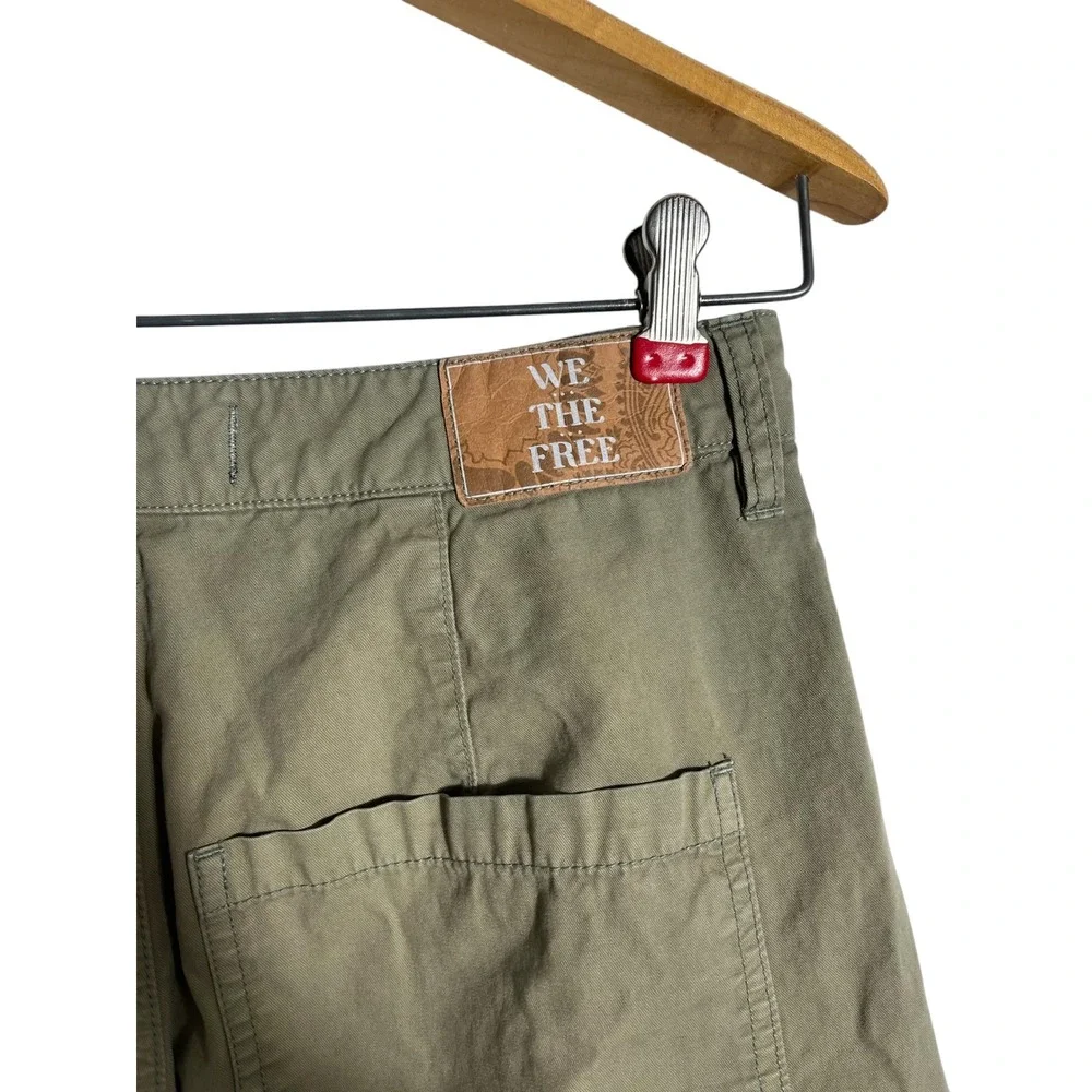 WE THE FREE x FREE PEOPLE Rylee Chino Barrel Leg Trousers Pants